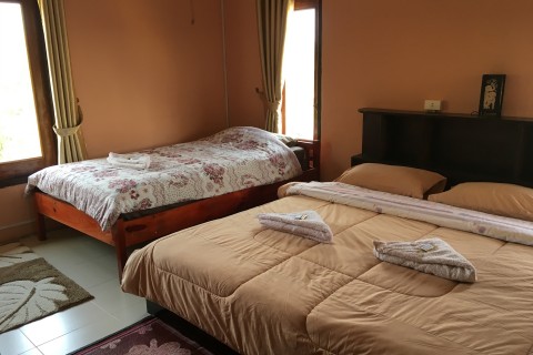 Comfortable rooms, ideal for a family. Photo by: Cindy Fan.