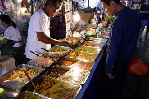Lots to choose from at the Saturday night market. Photo by: David Luekens.