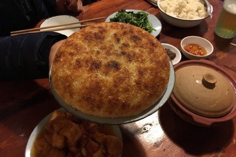 Bottom of the rice pot rice: Divine. Photo by: Samantha Brown.