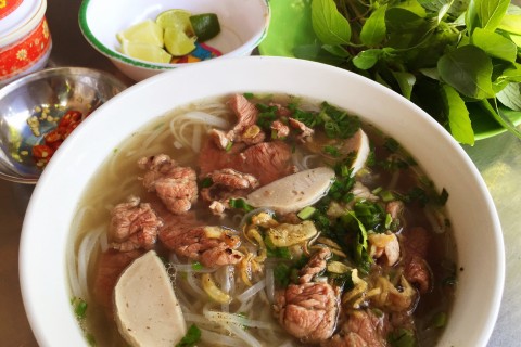 Pho Truong Sa delivers the goods. Photo by: Cindy Fan.