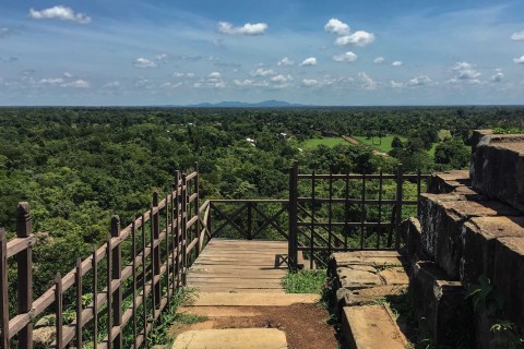 Looking out from Koh Ker. Photo by: Nicky Sullivan.