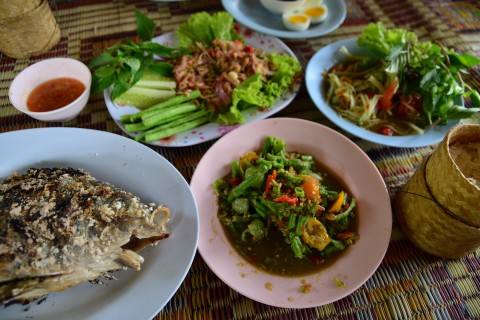 The food in Loei. Yes, unfortunately you will need to leave. Photo by: David Luekens.