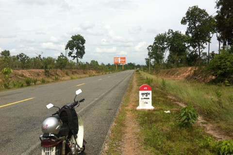 Wide open roads in Cambodia. Photo by: Stuart McDonald.