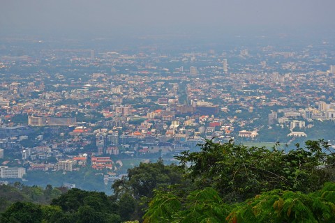 Looking back to Chiang Mai. Photo by: Mark Ord.