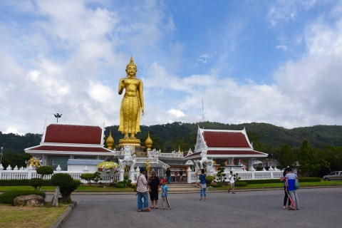 Reputedly, the largest Buddha image in the blessing posture found in Southern Thailand. Photo by: David Luekens.