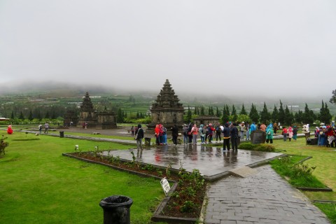 Dieng’s weather really turned it on for our visit... Photo by: Sally Arnold.